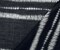 Black-White Cotton Tie Dye Horizontal Stripe Printed Batiste Woven Fabric By the Yard